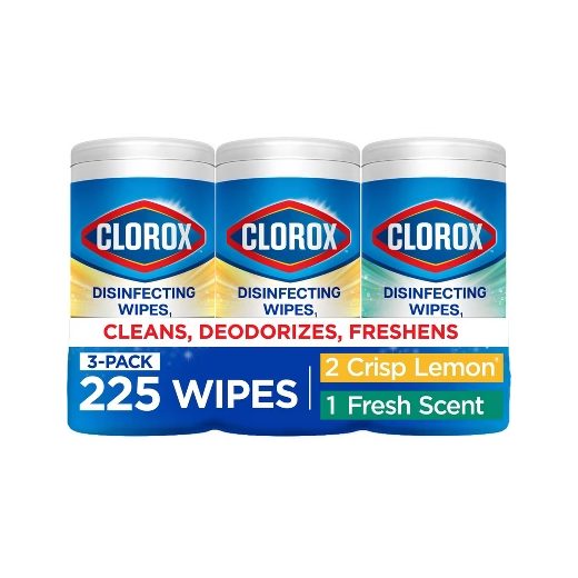 Clorox Disinfecting Wipes Value Pack, 225 ct