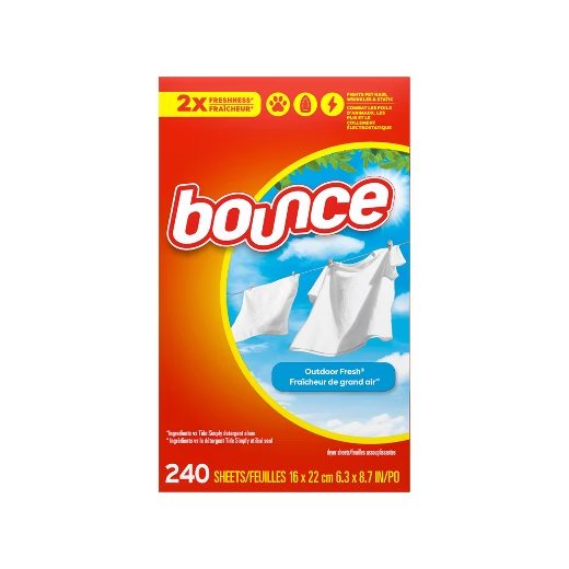 Bounce Outdoor Fresh Dryer Sheets, 240 ct